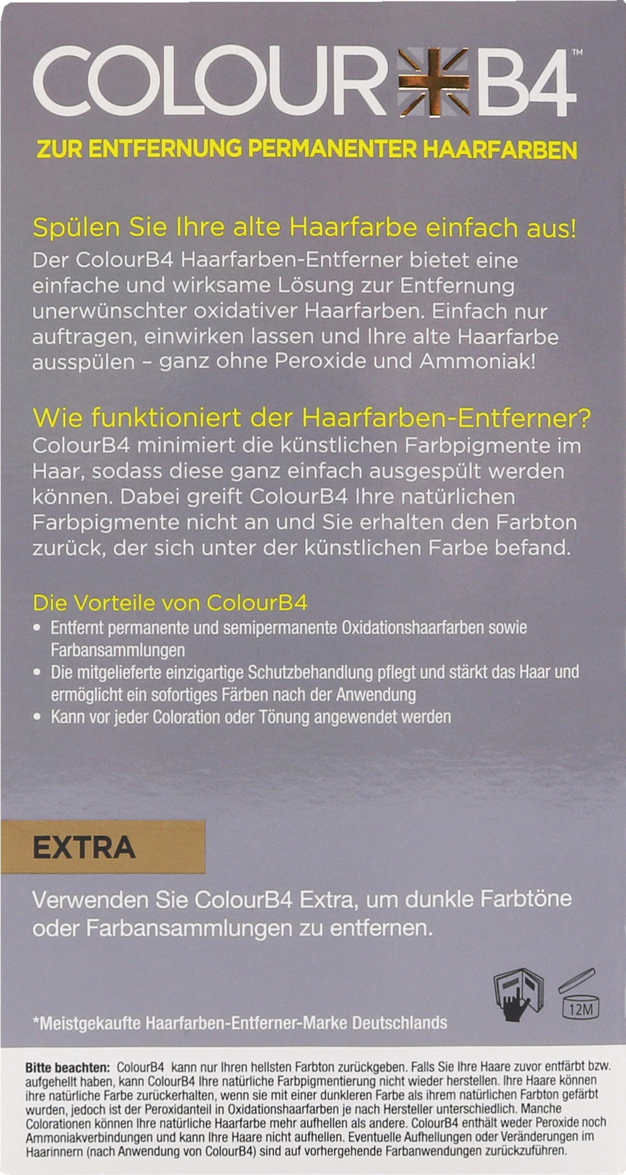 ColorB4 ColourB4 EXTRA Haarfarben-Entferner 6 ColorB4 ColourB4 EXTRA Haarfarben-Entferner – Bild 4