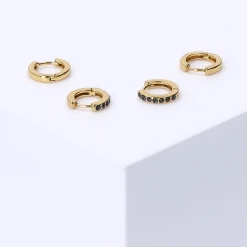 Accessories Creolen Im Set Vergoldet Mit Strasssteinen 7 Accessories Creolen Im Set Vergoldet Mit Strasssteinen -Always® shop MAM 7934052 SHOP IMAGE 1.4