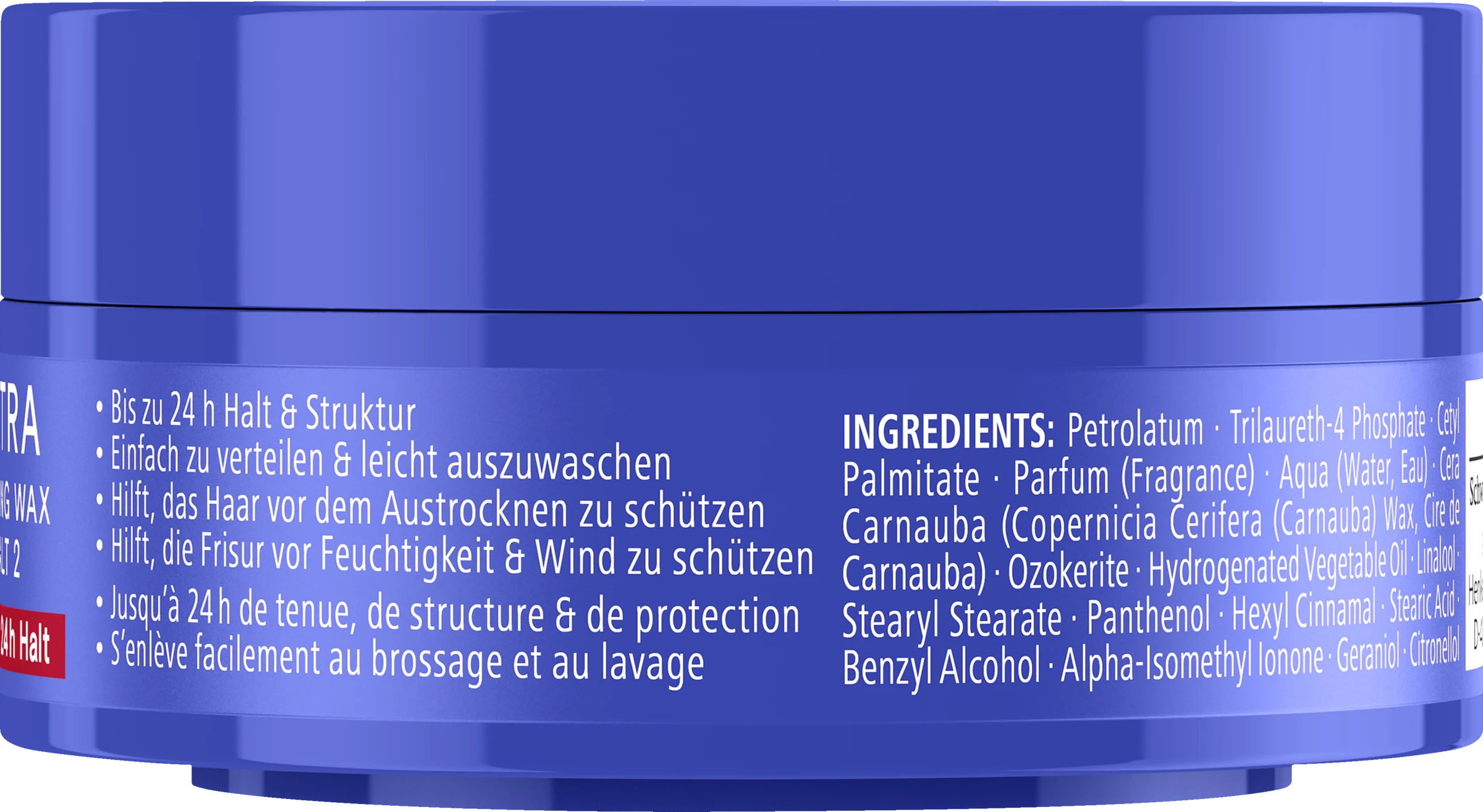 Schwarzkopf Taft Styling Wax Ultra Haltegrad 2 - Leichter Halt 5 Schwarzkopf Taft Styling Wax Ultra Haltegrad 2 - Leichter Halt – Bild 3