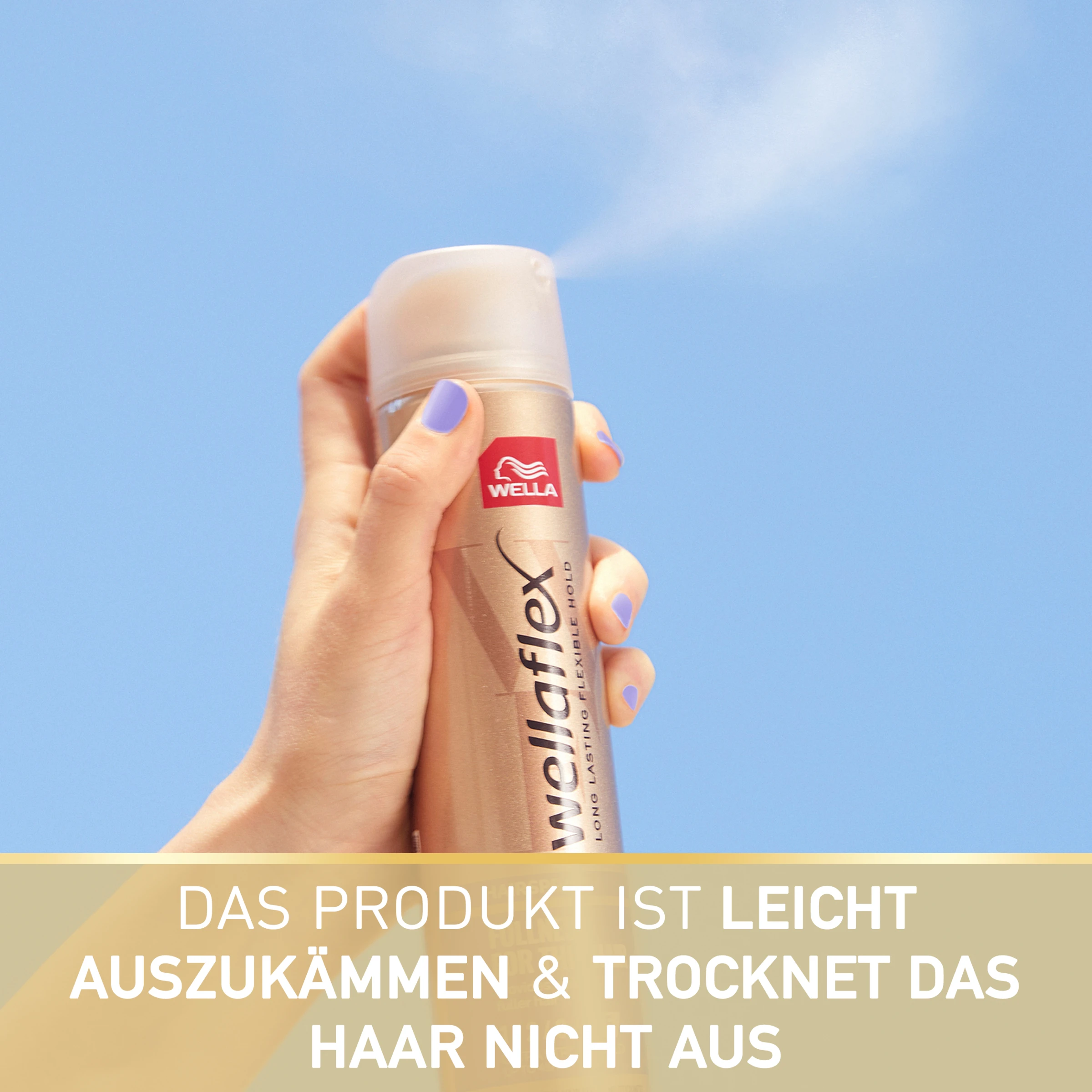 Wella Wellaflex Haarspray Sensitive Starker Halt 9 Wella Wellaflex Haarspray Sensitive Starker Halt – Bild 7