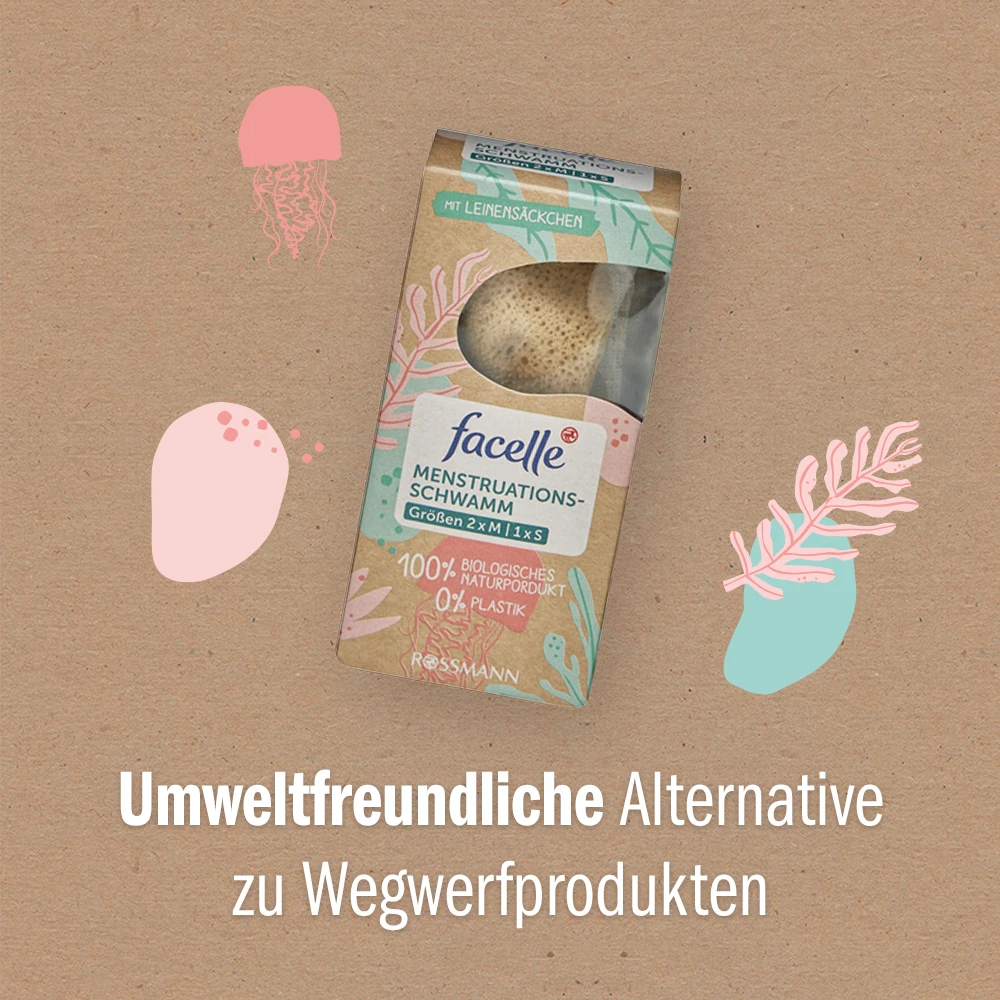 Facelle Menstruationsschwamm 5 Facelle Menstruationsschwamm – Bild 3