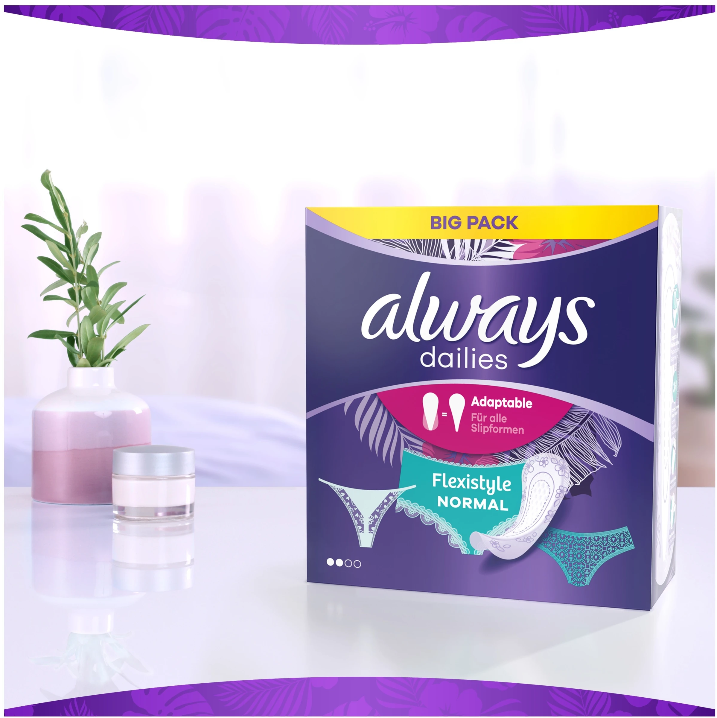 Always® Dailies Flexistyle Normal Slipeinlagen 6 Always® Dailies Flexistyle Normal Slipeinlagen – Bild 4