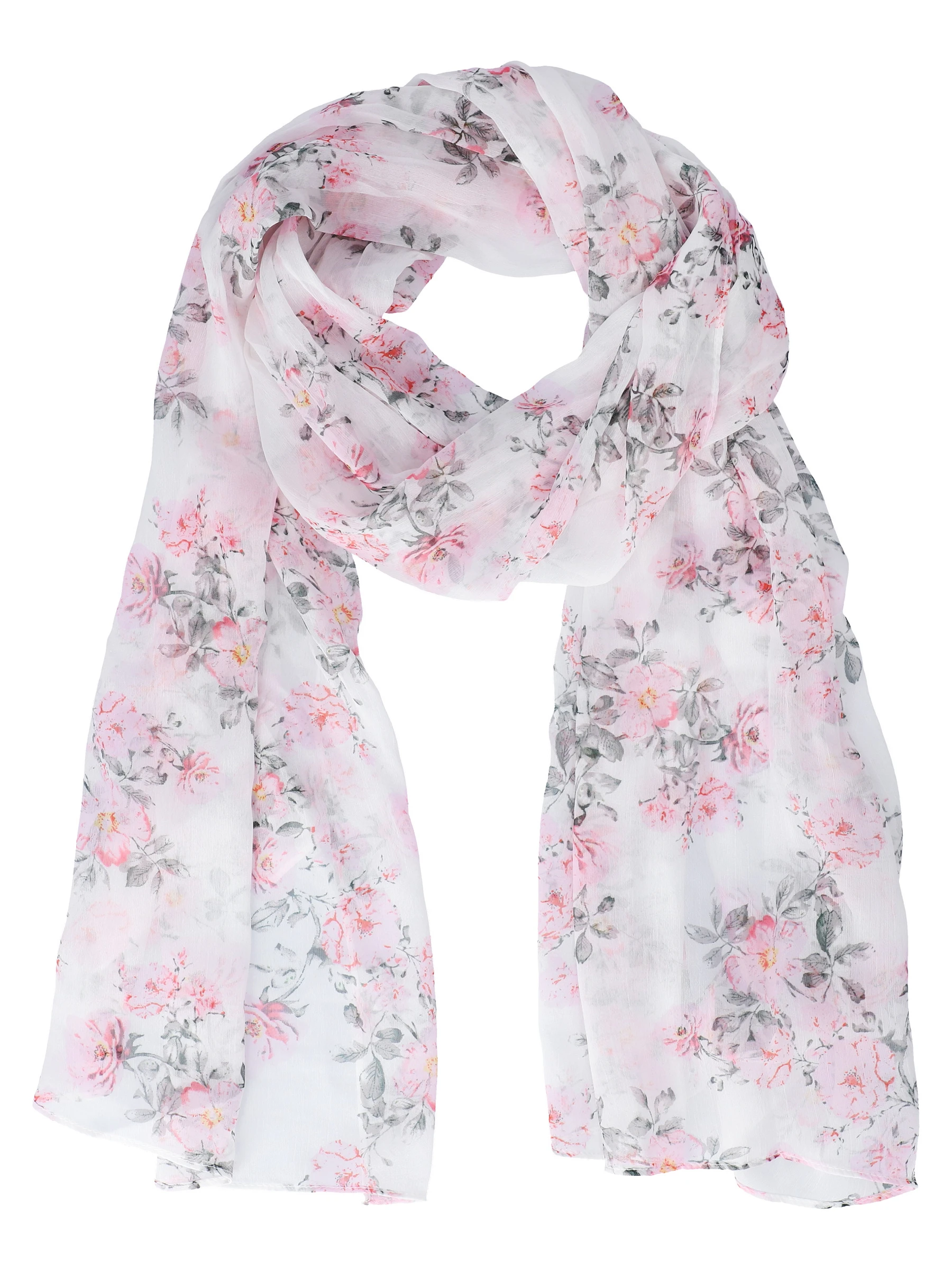 Accessories Halstuch Mit Blumen-Muster Und Recycelten Materialien 3 Accessories Halstuch Mit Blumen-Muster Und Recycelten Materialien