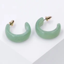 Accessories Grüne Creolen Im Jade-Look Für Damen -Always® shop MAM 8279606 SHOP IMAGE 1.4