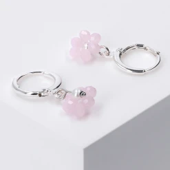 Accessories Huggie-Creole Mit Zierperle Und Blumen-Anhänger -Always® shop MAM 8279731 SHOP IMAGE 1.4