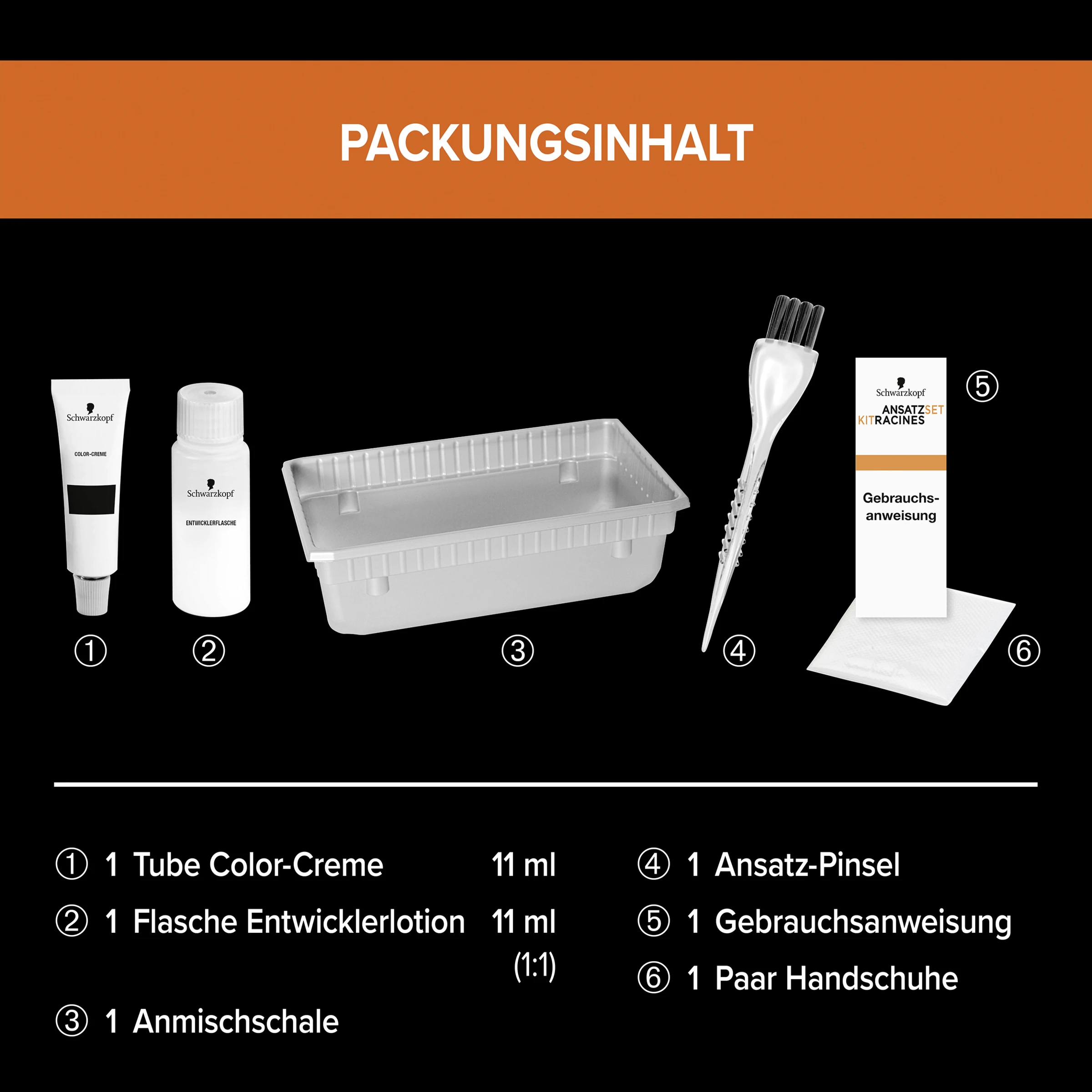 Schwarzkopf Diadem Ansatzset Ansatz-Kaschierung A3 Rotbraun 20 Schwarzkopf Diadem Ansatzset Ansatz-Kaschierung A3 Rotbraun – Bild 18