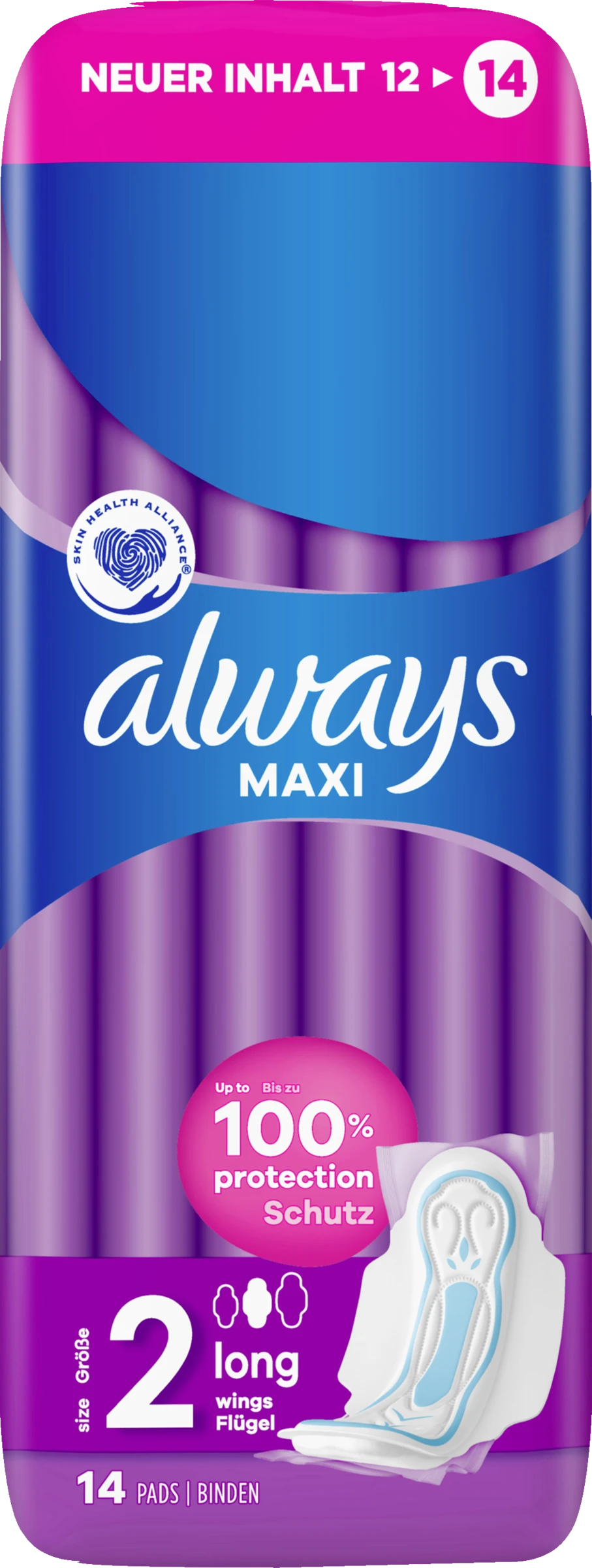 Always® Maxi Long Binden Mit Flügeln 3 Always® Maxi Long Binden Mit Flügeln