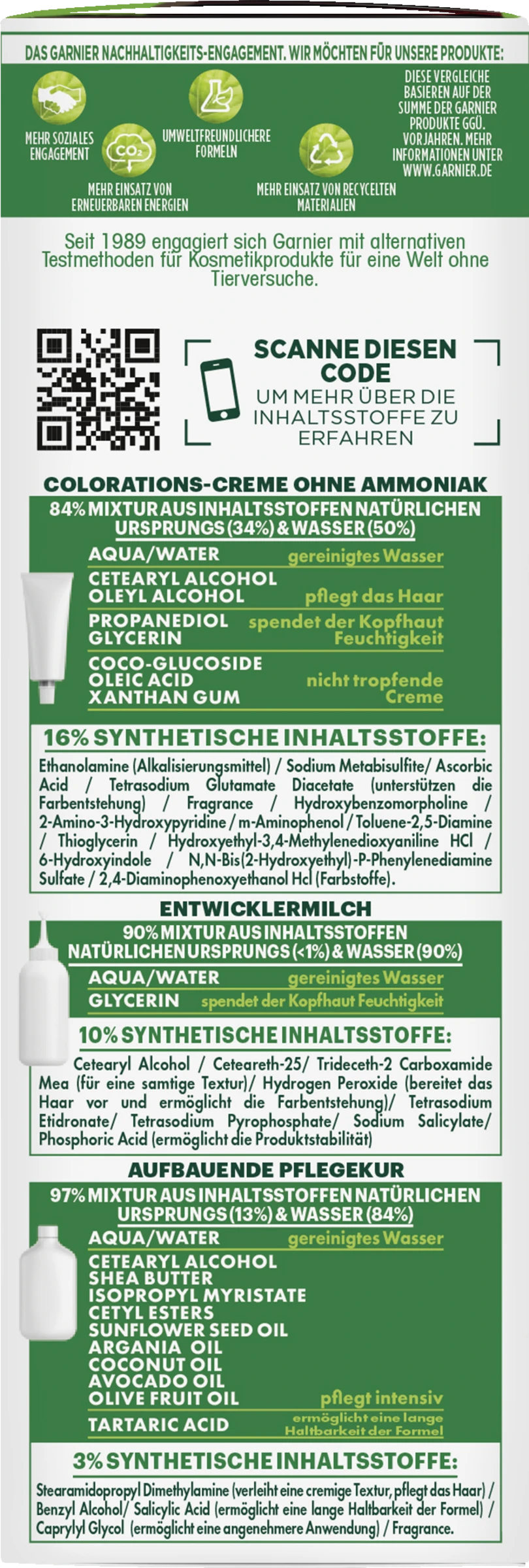 Garnier Nutrisse Ultra Creme Dauerhafte Pflege-Haarfarbe 4.13 Leuchtendes Kastanienbraun 5 Garnier Nutrisse Ultra Creme Dauerhafte Pflege-Haarfarbe 4.13 Leuchtendes Kastanienbraun – Bild 3