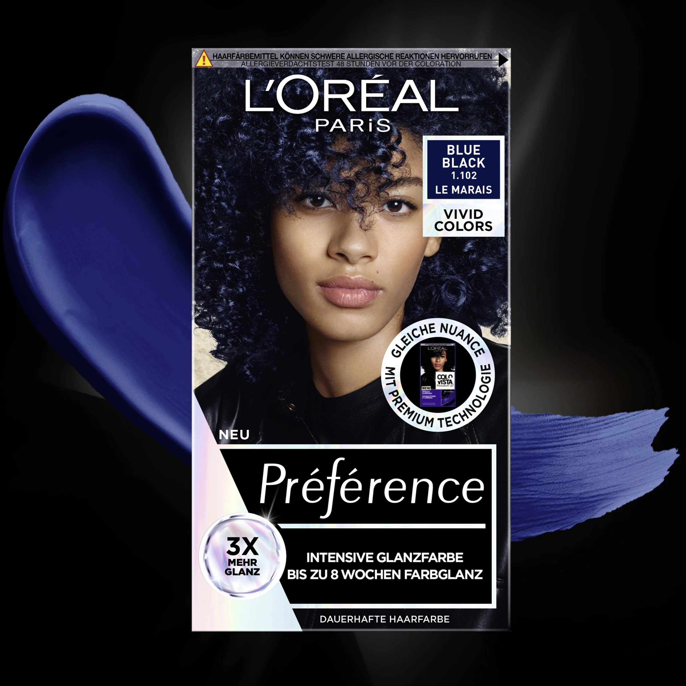 L’Oréal Paris Préférence Vivid Colors Blue Black 8 L’Oréal Paris Préférence Vivid Colors Blue Black – Bild 6