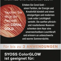 Syoss Colorglow Pflegende Haartönung Pantone 16-1337 Coral Gold -Always® shop MAM 8386367 SHOP IMAGE 1.4