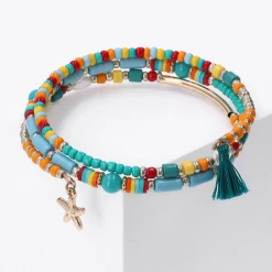 Accessories Mehrfarbiges Perlenarmband Mit Seestern-Anhänger Und Tassel -Always® shop MAM 8388896 SHOP IMAGE 1.4