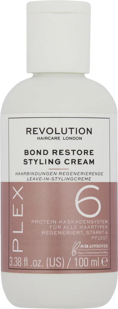 Revolution Haircare Plex 6 Bond Restore Styling Cream 3 Revolution Haircare Plex 6 Bond Restore Styling Cream