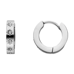 Accessories Creole Mit Sternen-Motiv Und Strasssteinen