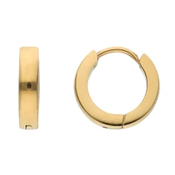 Accessories Goldglänzende Schlichte Creole