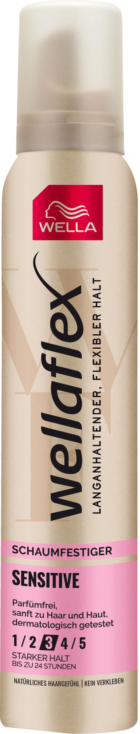 Wella Wellaflex Schaumfestiger Sensitive Starker Halt 4 Wella Wellaflex Schaumfestiger Sensitive Starker Halt – Bild 2
