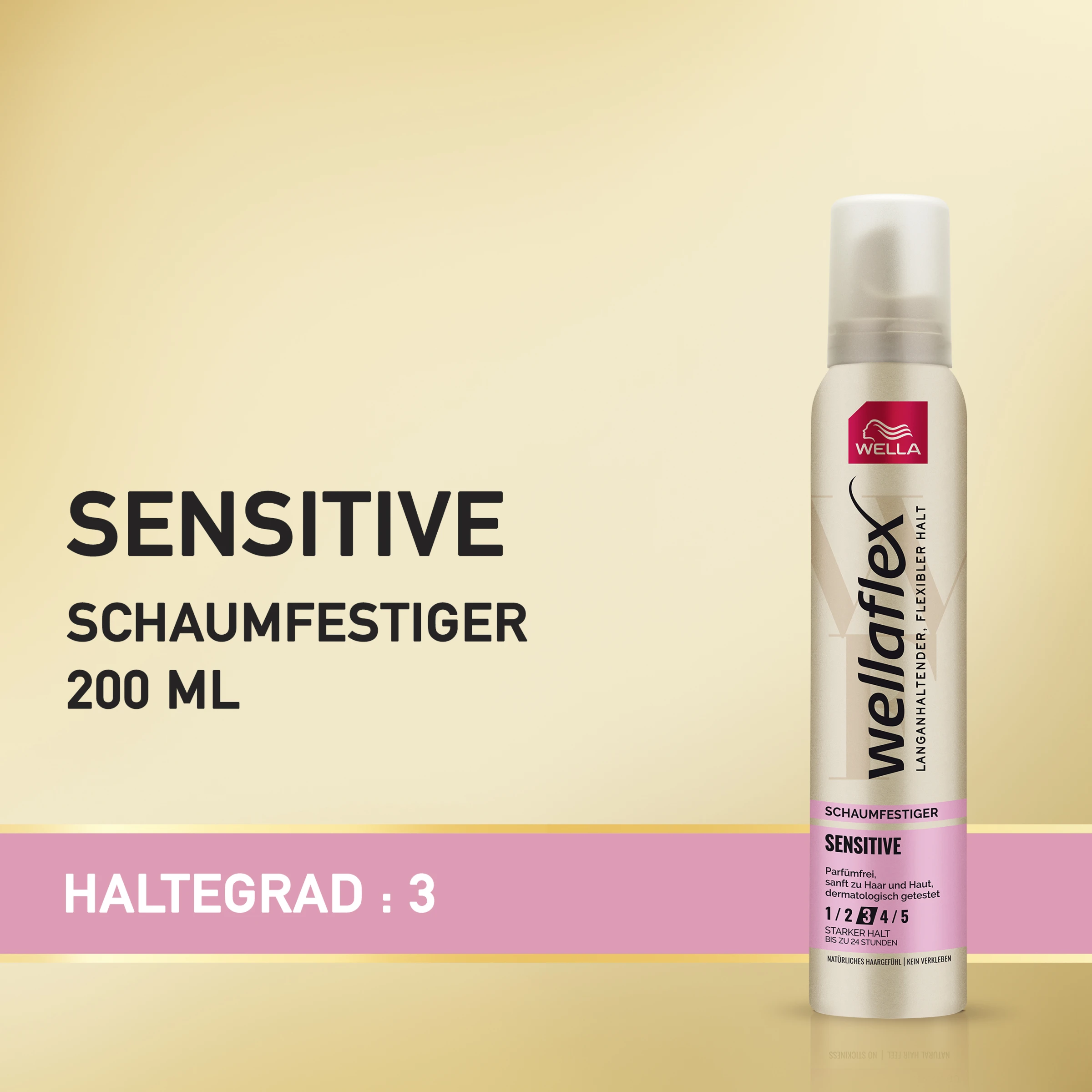 Wella Wellaflex Schaumfestiger Sensitive Starker Halt 9 Wella Wellaflex Schaumfestiger Sensitive Starker Halt – Bild 7