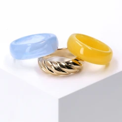 Alternative view of SIX Statement-Ring Set Gr. 54