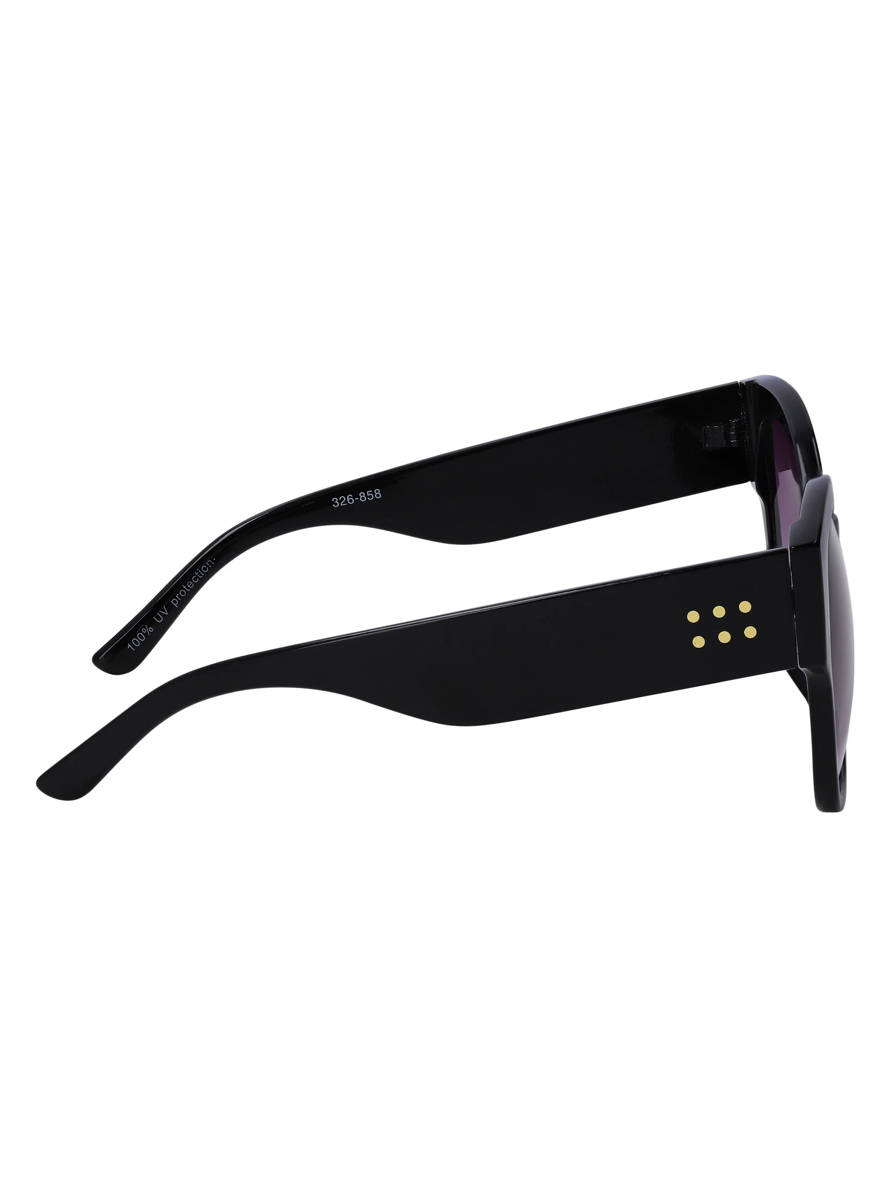 SIX Klassische Schwarze Sonnenbrille 5 SIX Klassische Schwarze Sonnenbrille – Bild 3
