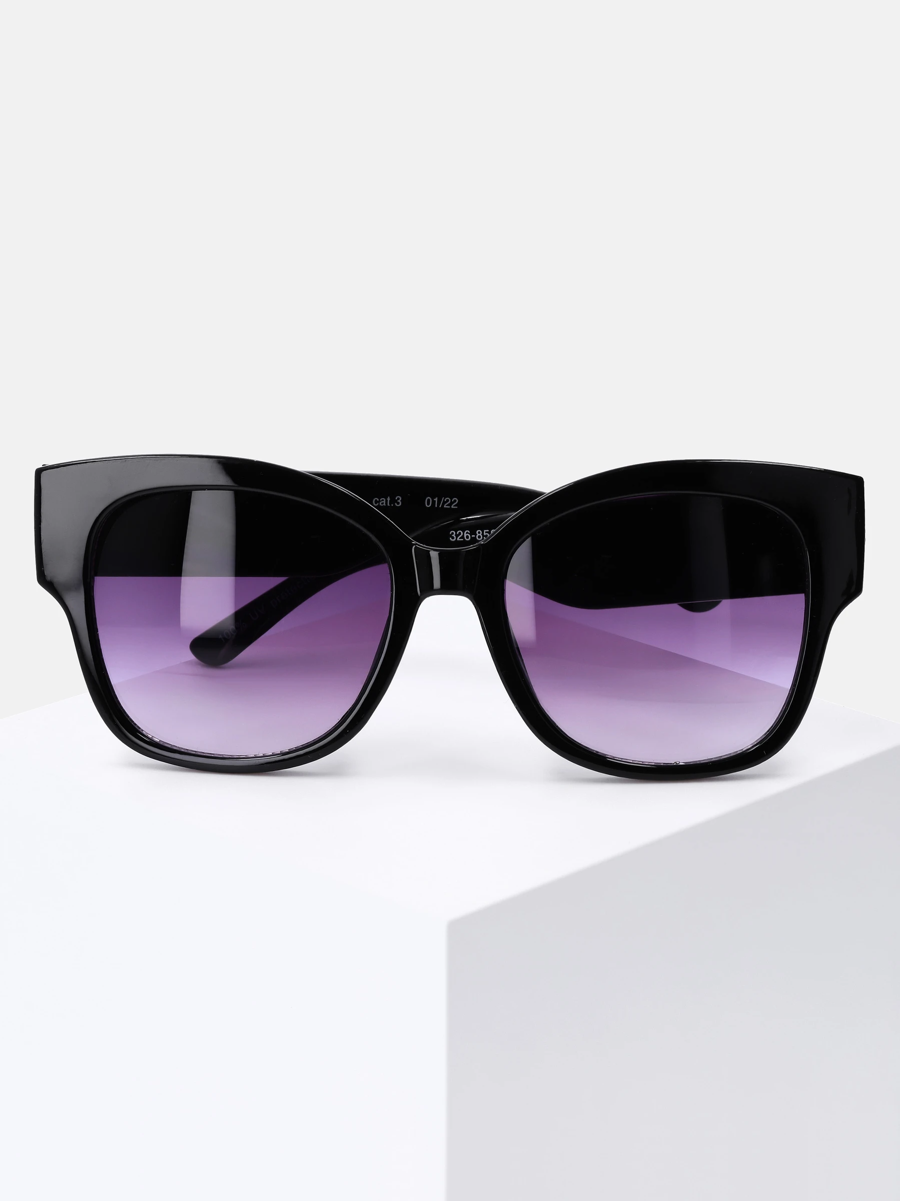 SIX Klassische Schwarze Sonnenbrille 6 SIX Klassische Schwarze Sonnenbrille – Bild 4