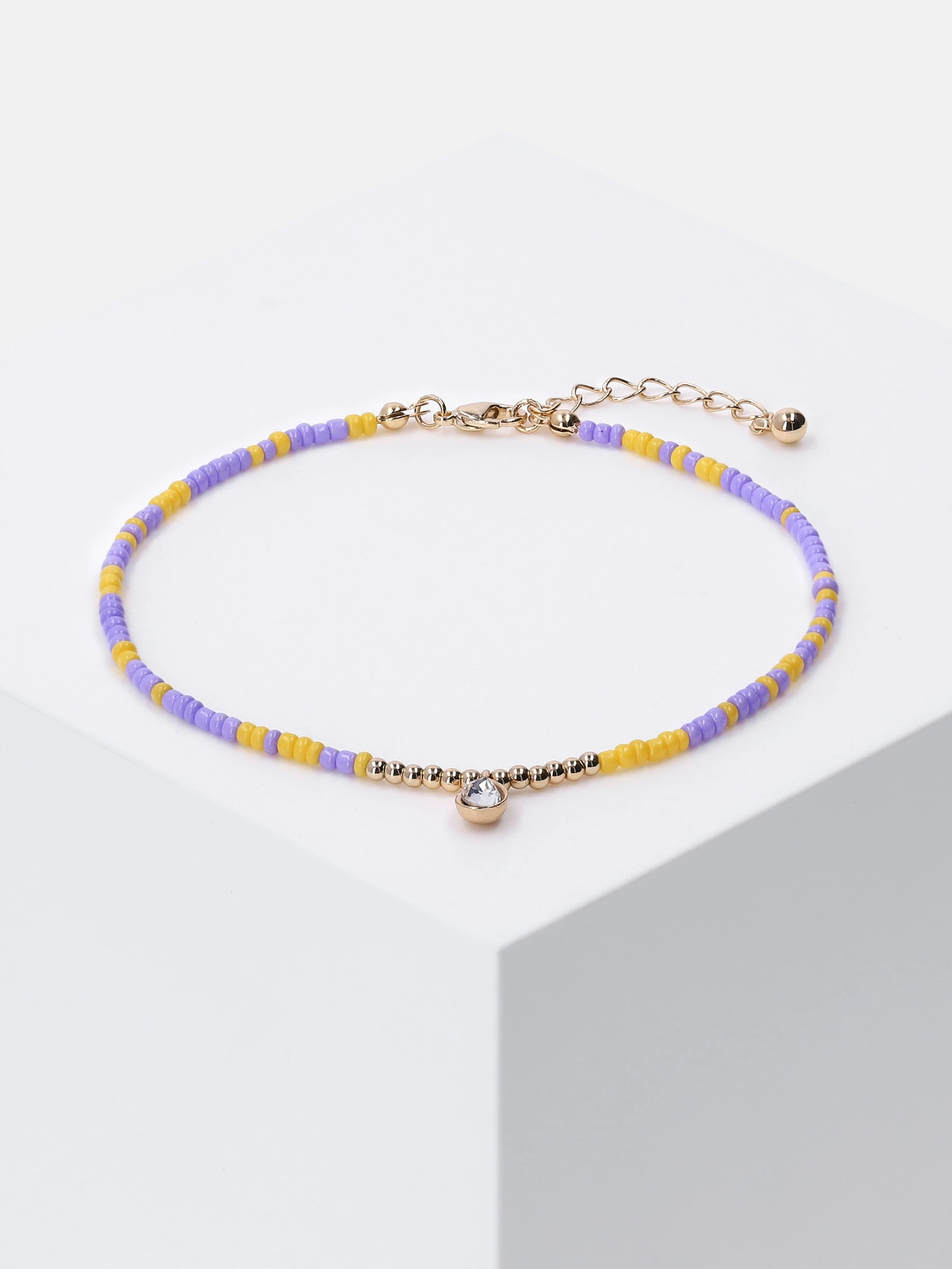 SIX Perlenfußkette 4 SIX Perlenfußkette – Bild 2