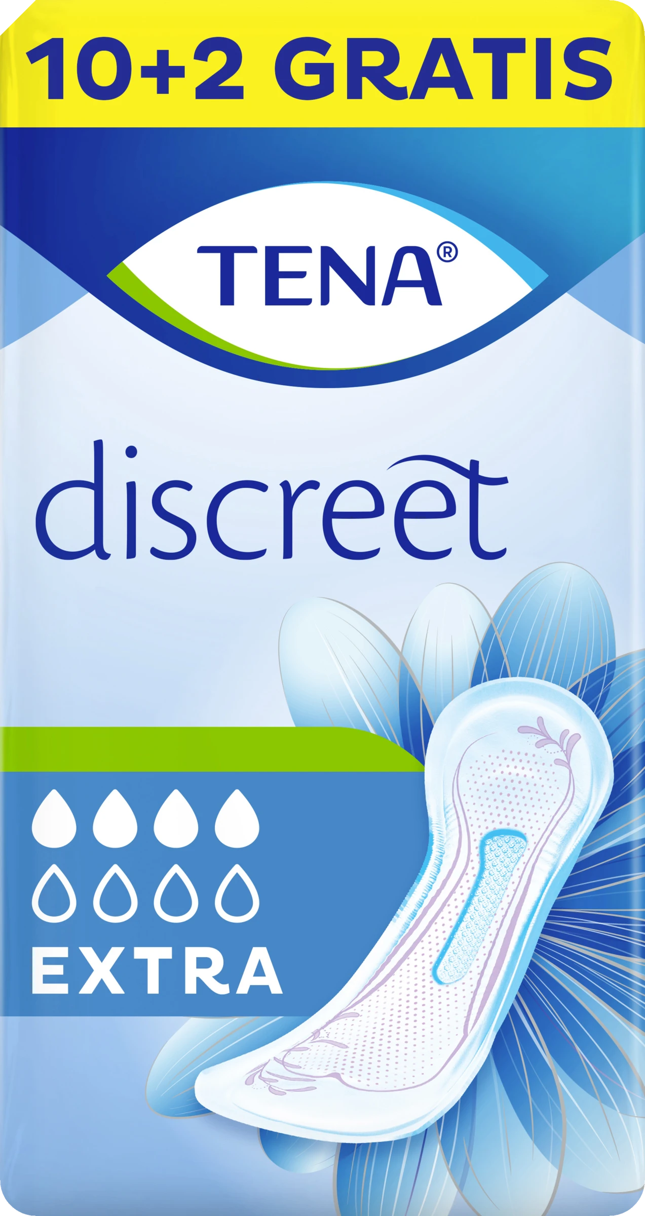 TENA Discreet Extra Einlagen 10+2 3 TENA Discreet Extra Einlagen 10+2
