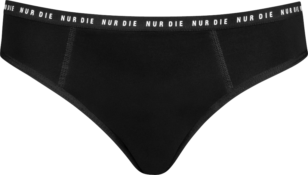 Nur Die Periodenunterwäsche Slip Stark Schwarz Gr. L 44-46 5 Nur Die Periodenunterwäsche Slip Stark Schwarz Gr. L 44-46 – Bild 3
