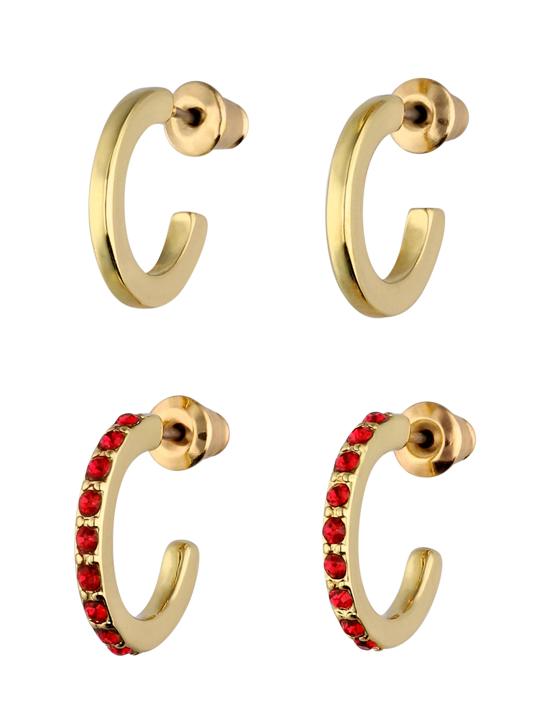 Accessories Vergoldetes Creolen-Set Von Angelina Pannek 3 Accessories Vergoldetes Creolen-Set Von Angelina Pannek