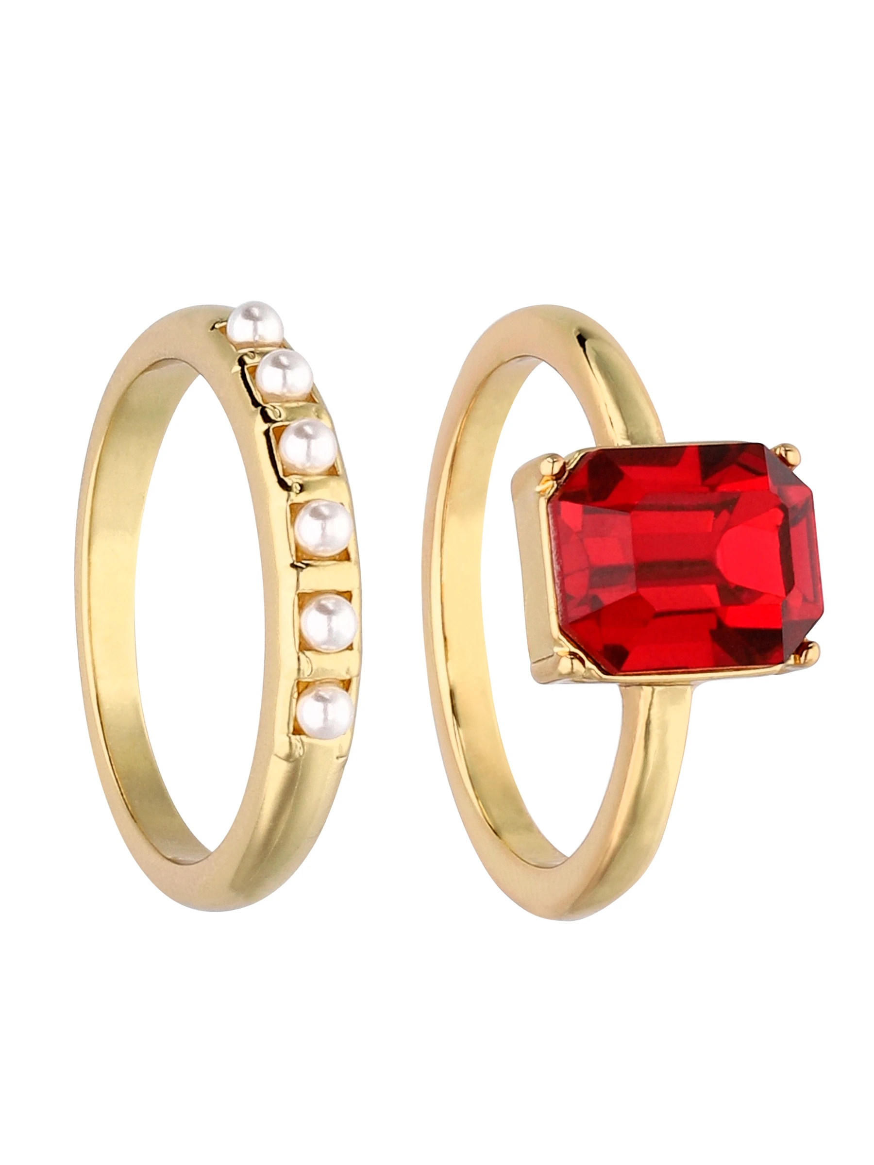 Accessories Vergoldetes Ring-Set Von Angelina Pannek Gr. 58 3 Accessories Vergoldetes Ring-Set Von Angelina Pannek Gr. 58