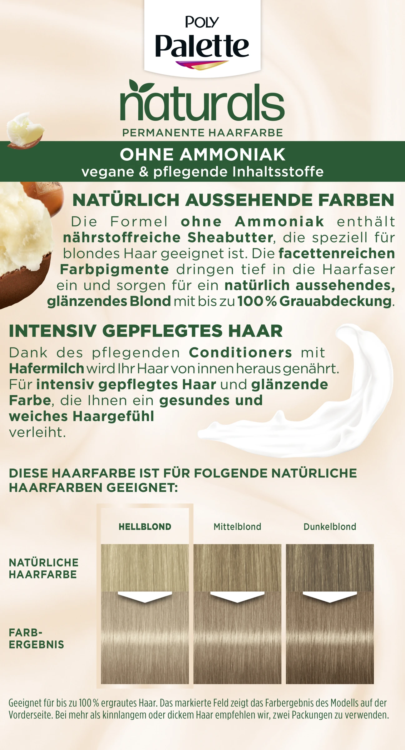 Poly Palette NATURALS Permanente Haarfarbe 9-1 Kühles Beige Blond 6 Poly Palette NATURALS Permanente Haarfarbe 9-1 Kühles Beige Blond – Bild 4