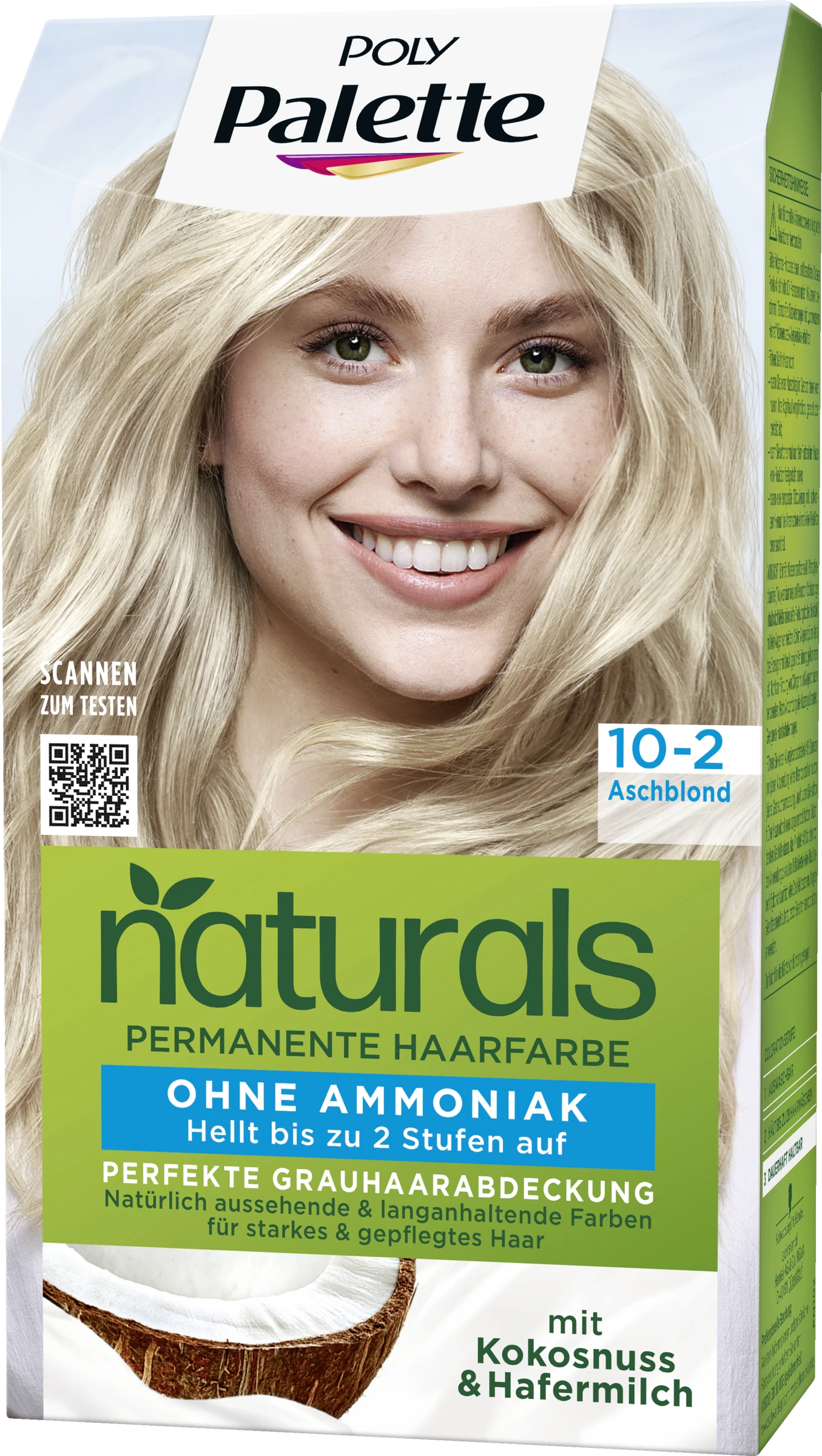 Poly Palette NATURALS Permanente Haarfarbe 10-2 Aschblond 3 Poly Palette NATURALS Permanente Haarfarbe 10-2 Aschblond
