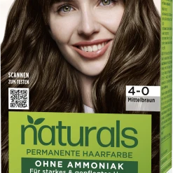 Poly Palette NATURALS Permanente Haarfarbe 4-0 Mittelbraun