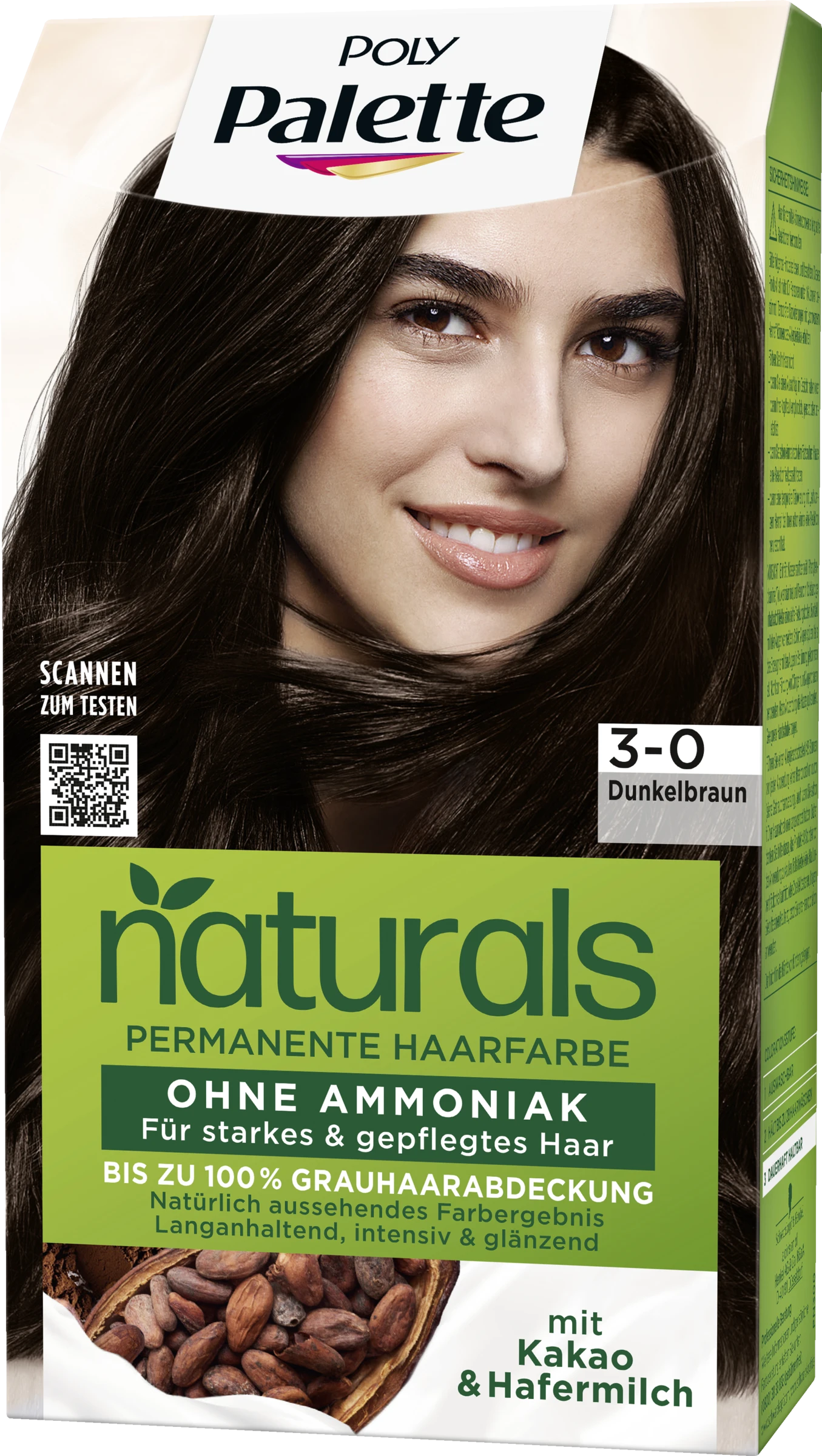 Poly Palette NATURALS Permanente Haarfarbe 3-0 Dunkelbraun 3 Poly Palette NATURALS Permanente Haarfarbe 3-0 Dunkelbraun