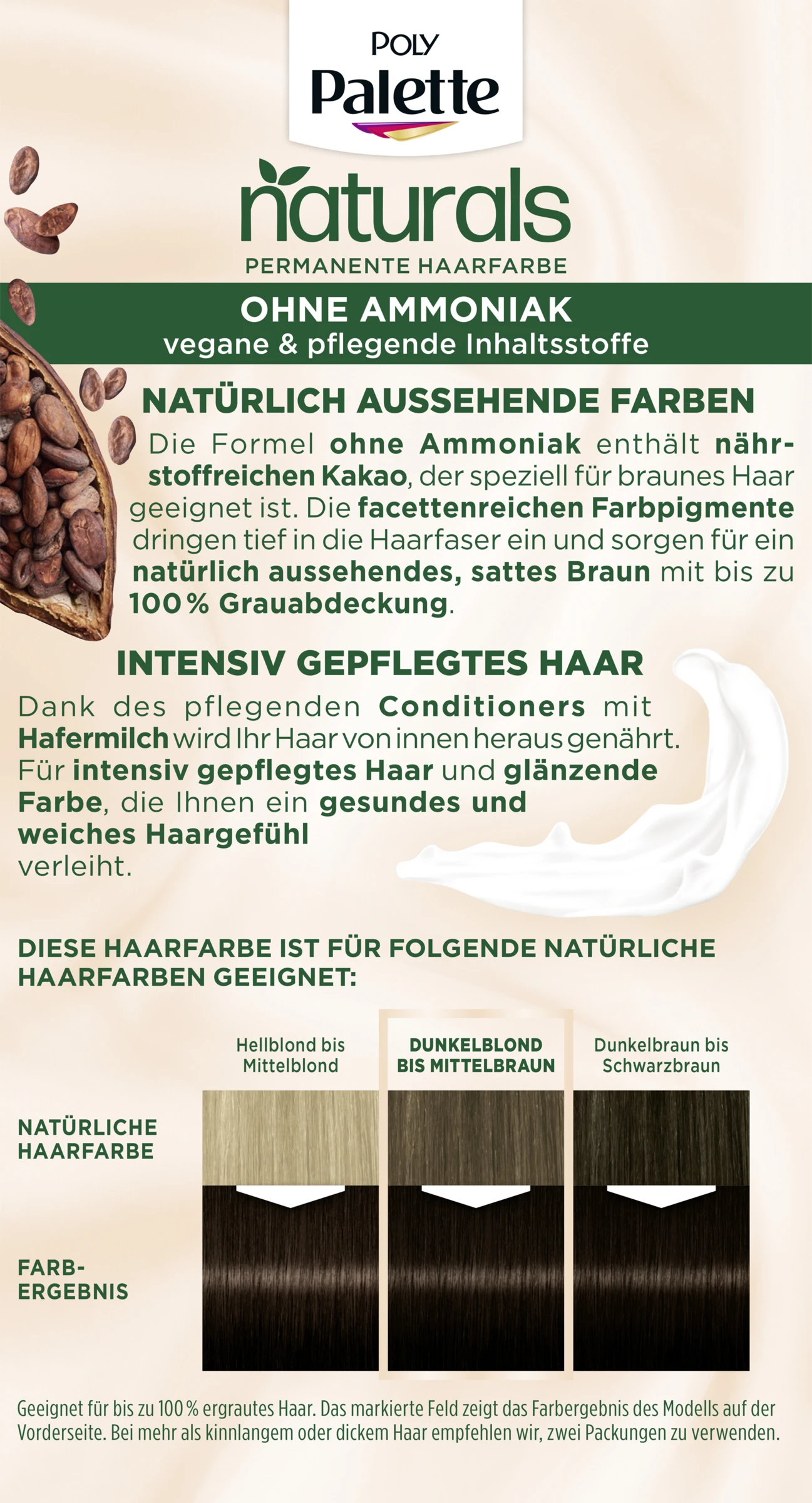 Poly Palette NATURALS Permanente Haarfarbe 3-0 Dunkelbraun 6 Poly Palette NATURALS Permanente Haarfarbe 3-0 Dunkelbraun – Bild 4