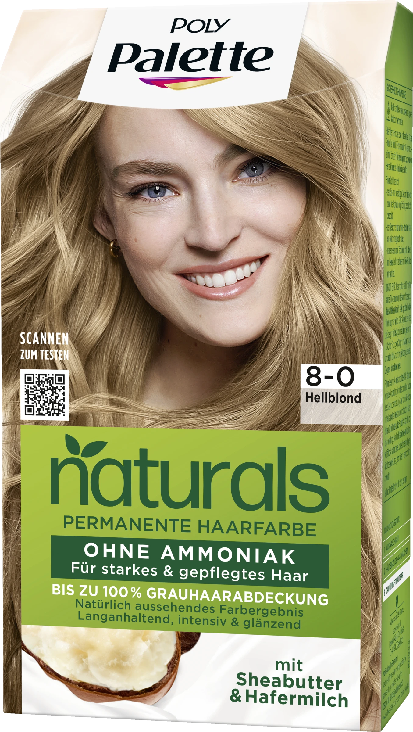 Poly Palette NATURALS Permanente Haarfarbe 8-0 Hellblond 3 Poly Palette NATURALS Permanente Haarfarbe 8-0 Hellblond