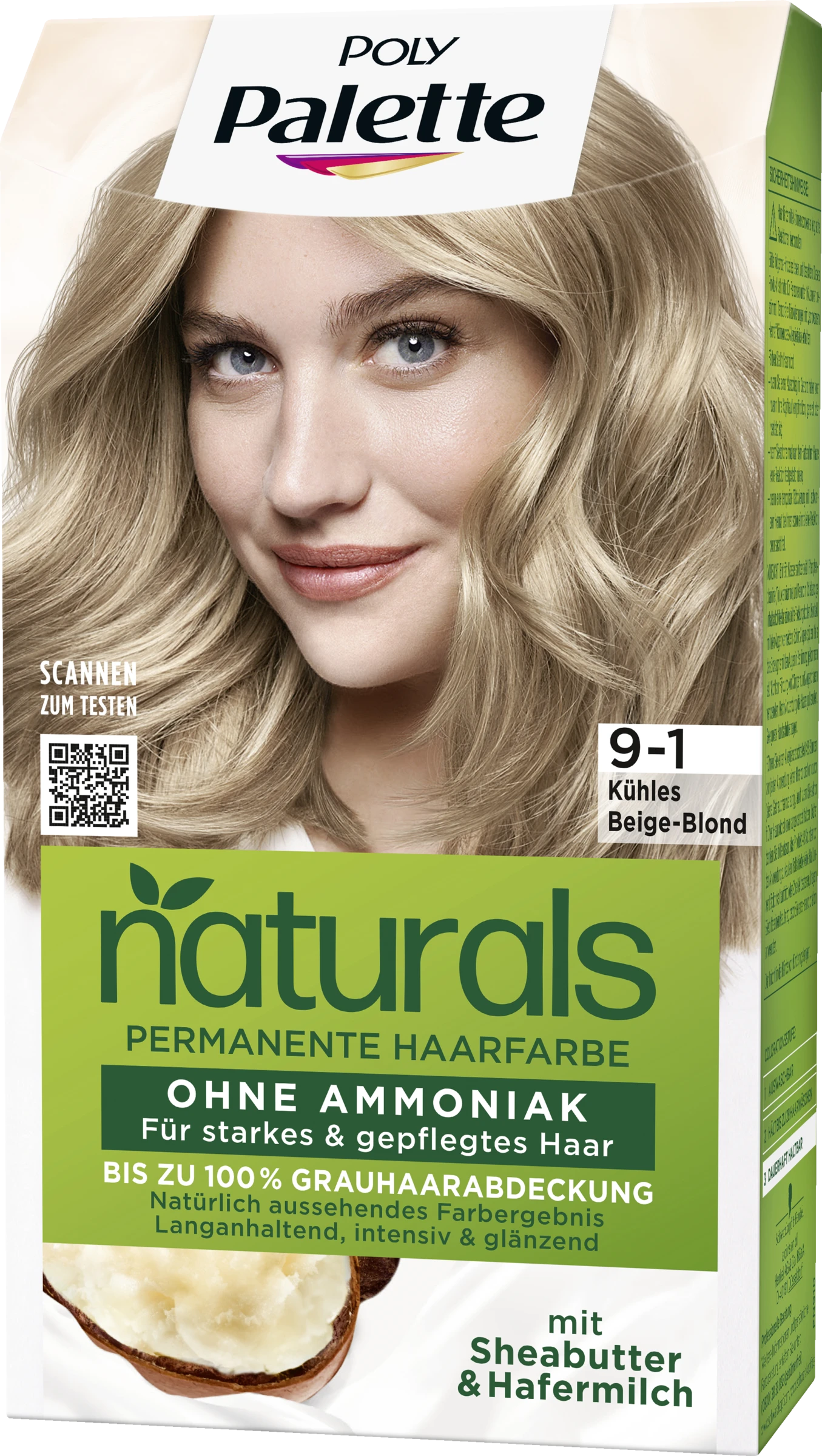 Poly Palette NATURALS Permanente Haarfarbe 9-1 Kühles Beige Blond 3 Poly Palette NATURALS Permanente Haarfarbe 9-1 Kühles Beige Blond