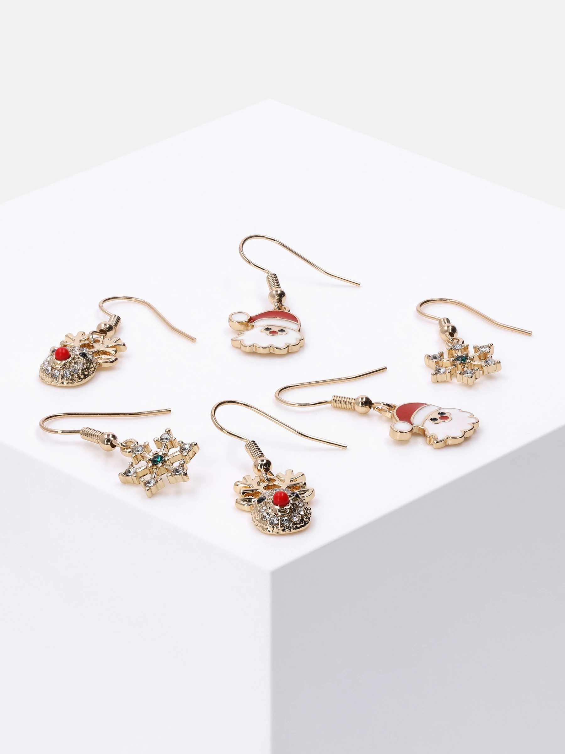 Accessories Ohrring-Set Mit Weihnachtsmotiven 4 Accessories Ohrring-Set Mit Weihnachtsmotiven – Bild 2