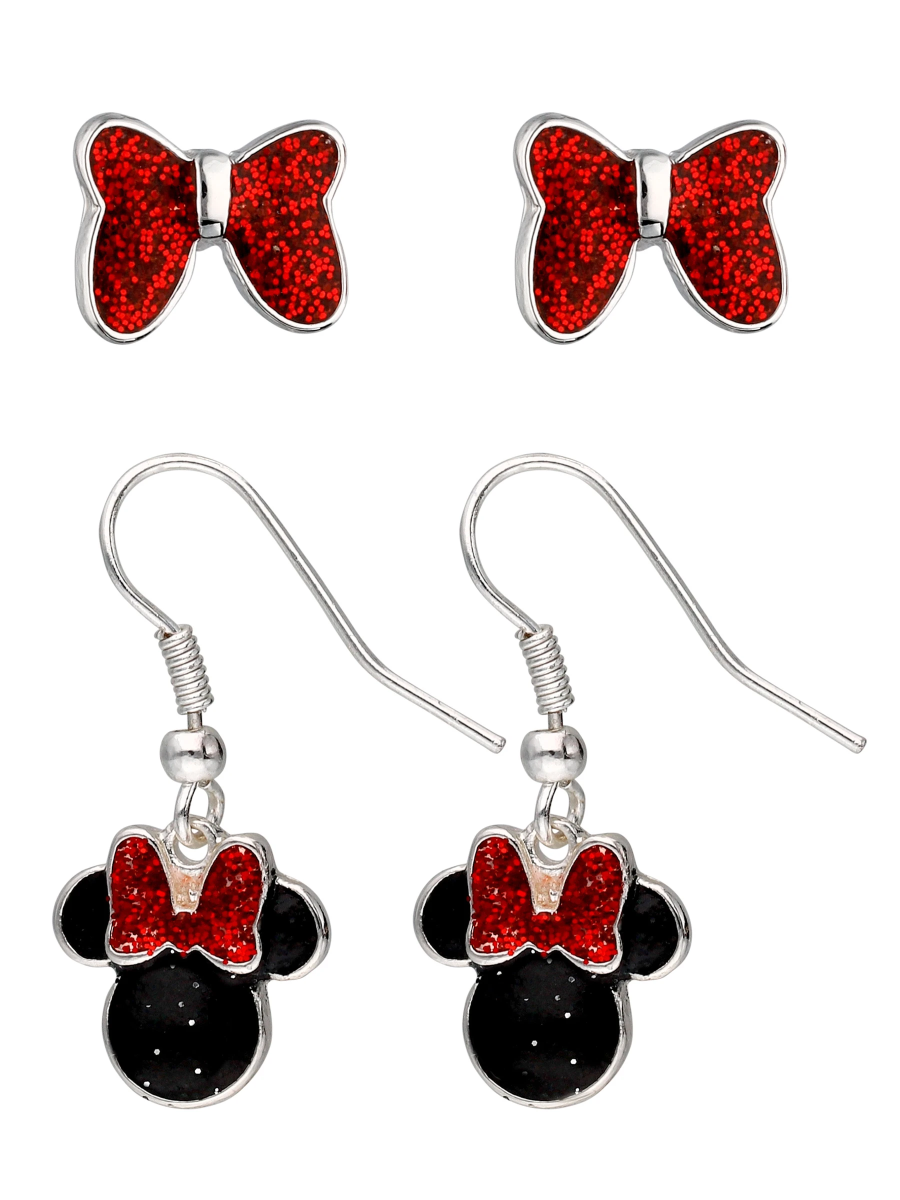 Accessories Ohrschmuck-Set Mit Minnie Maus-Motiv 3 Accessories Ohrschmuck-Set Mit Minnie Maus-Motiv