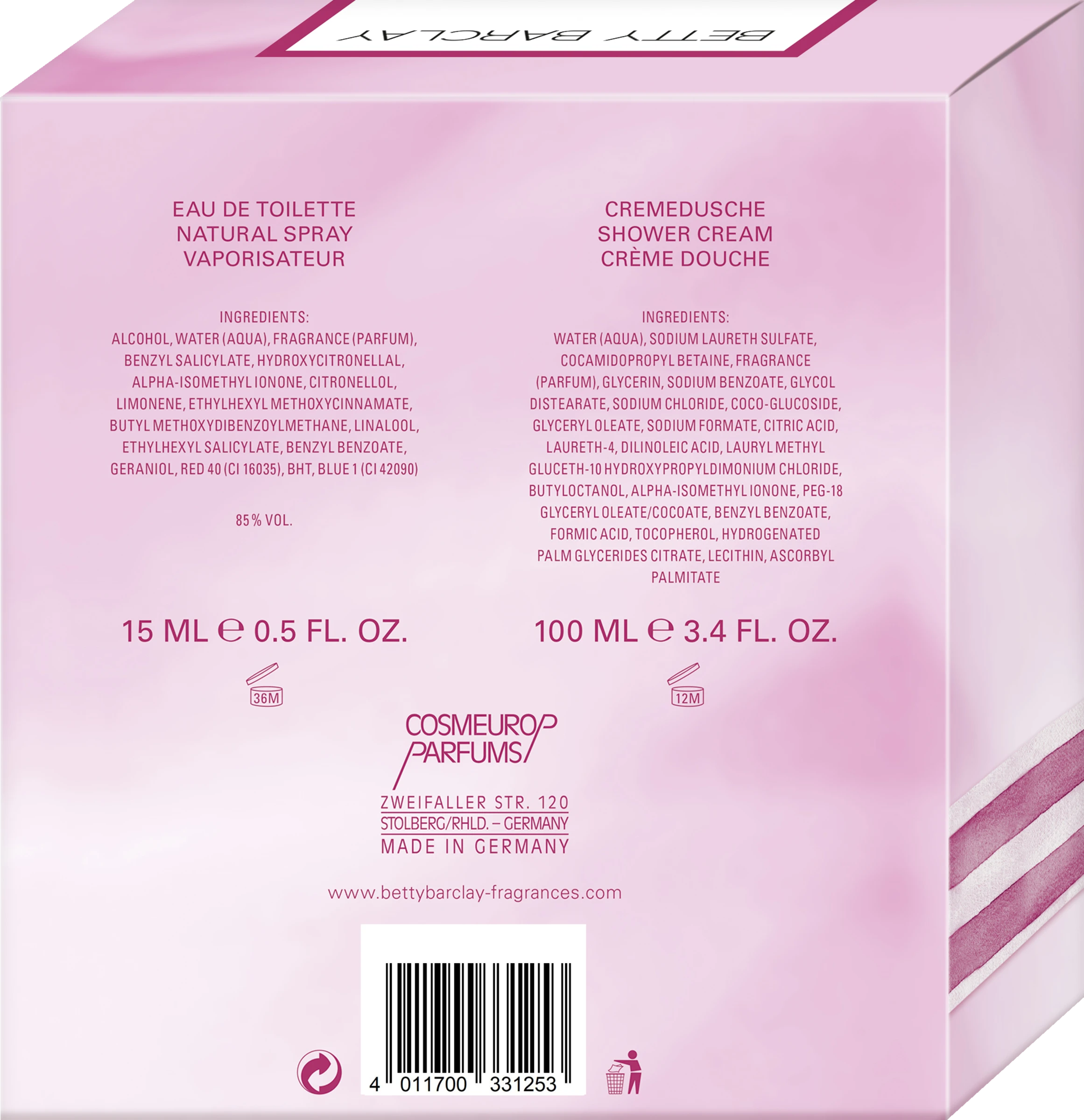 Betty Barclay Woman N° 3 Geschenkset 4 Betty Barclay Woman N° 3 Geschenkset – Bild 2