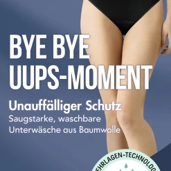 Nur Die Bye Bye Uups-Moment Slip Schwarz Gr. XL 48-50