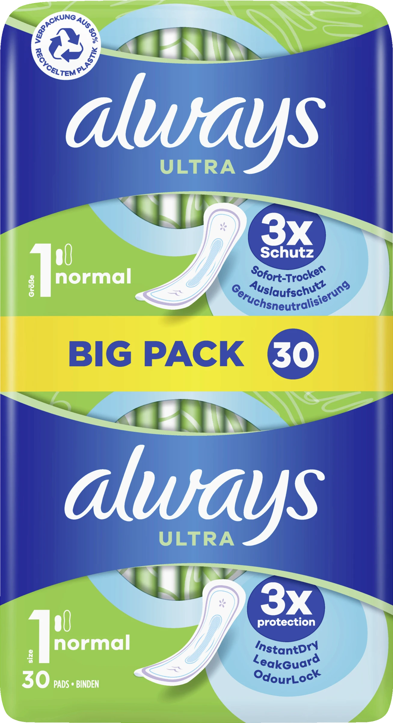 Always® Ultra Normal Binden Big Pack 3 Always® Ultra Normal Binden Big Pack