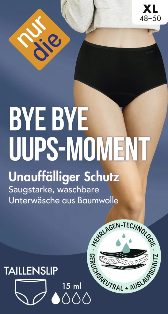Nur Die Bye Bye Uups-Moment Taillenslip Schwarz Gr. XL 48-50 3 Nur Die Bye Bye Uups-Moment Taillenslip Schwarz Gr. XL 48-50