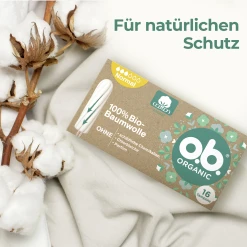 O.b. Organic Tampons Normal 13 O.b. Organic Tampons Normal -Always® shop MAM 9031558 SHOP IMAGE 1.4