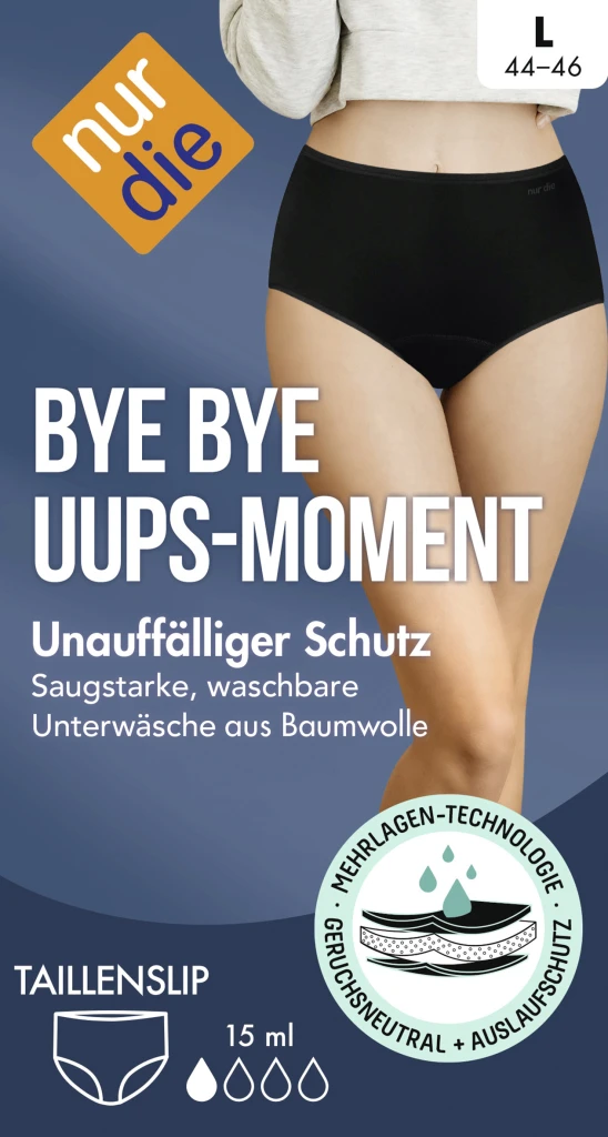 Nur Die Bye Bye Uups-Moment Taillenslip Schwarz Gr. L 44-46 3 Nur Die Bye Bye Uups-Moment Taillenslip Schwarz Gr. L 44-46