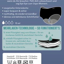 Alternative view of Nur Die Bye Bye Uups-Moment Taillenslip Schwarz Gr. S 36-38