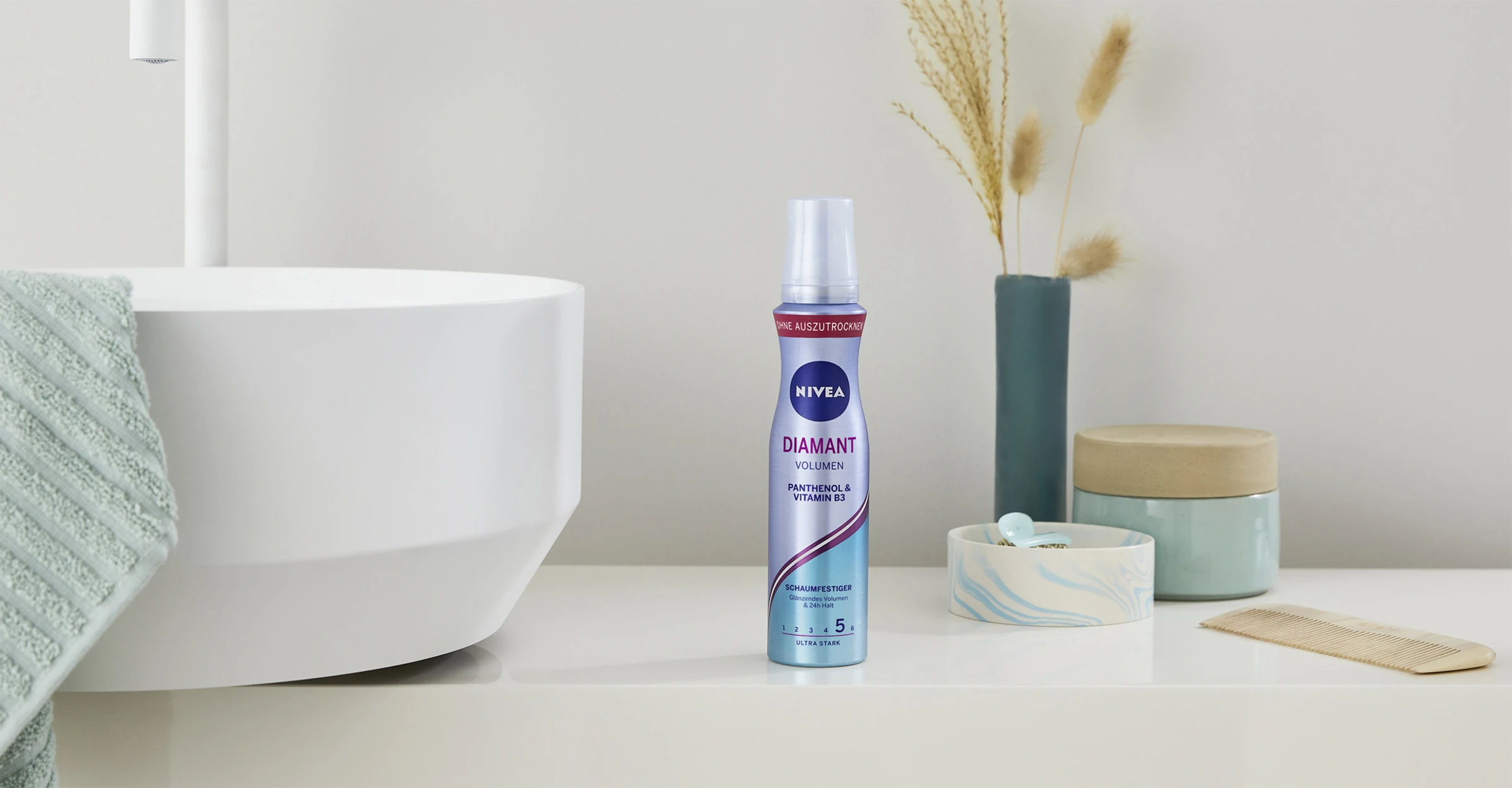 NIVEA Diamant Volumen Schaumfestiger 5 NIVEA Diamant Volumen Schaumfestiger – Bild 3